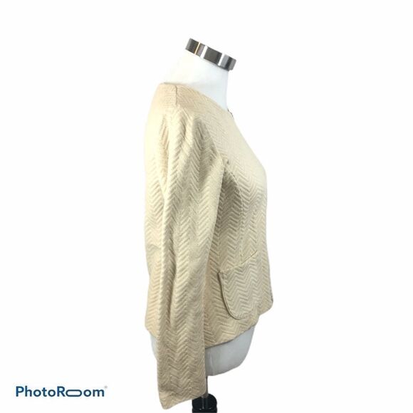 Anthropology Rosie Neira Cotton Geo Diamond Jacket - Picture 5 of 8